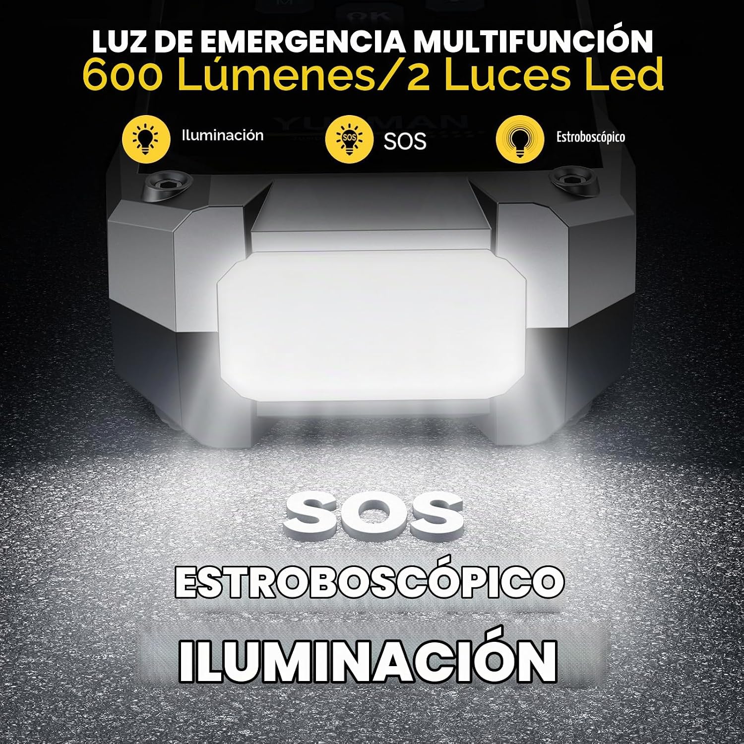 Arrancador de batería para automóvil con compresor de aire, paquete...