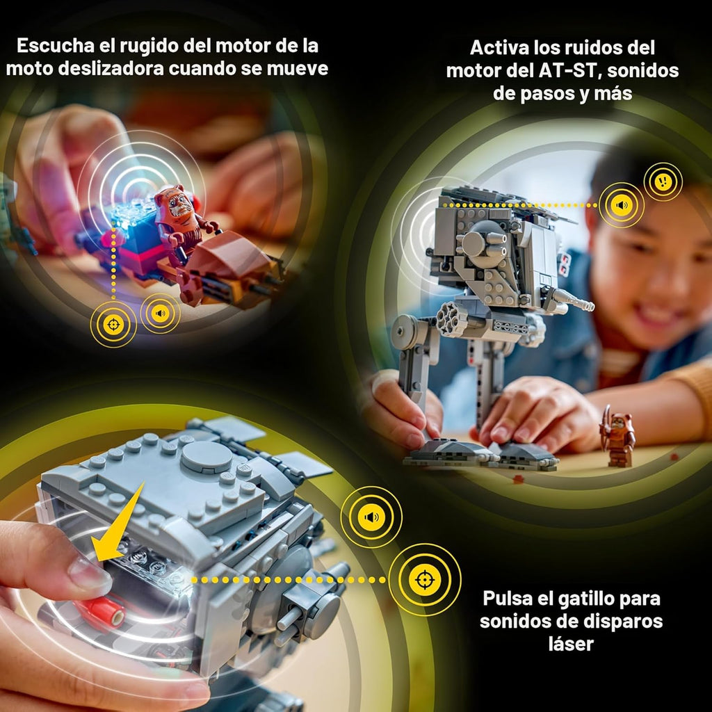 LEGO Star Wars SMART Play: AT-ST Attack on Endor - Juego de constru...