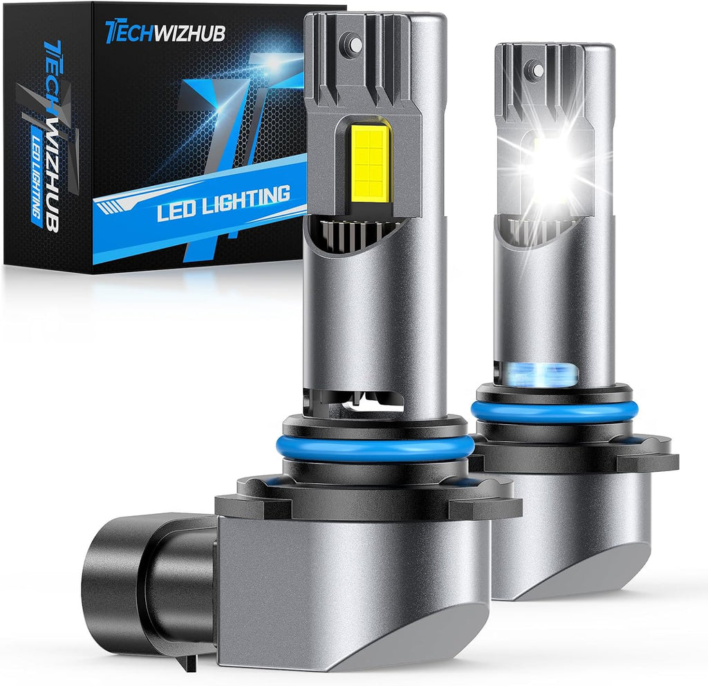 TechWizHub Bombillas LED 9005\/HB3, 24000 lm de brillo, 6500 K luz...