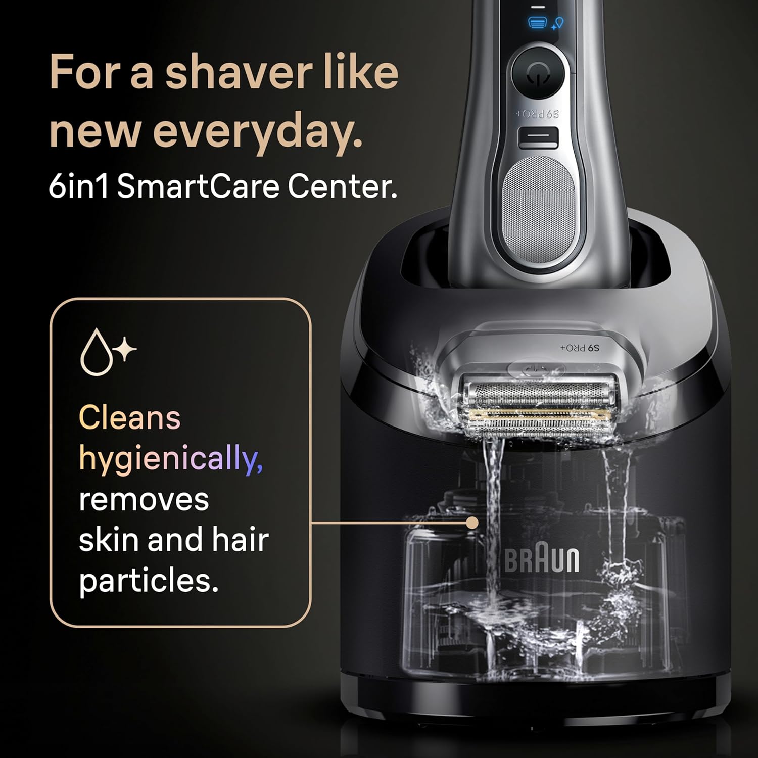Braun Series 9 PRO+ - Afeitadora eléctrica para hombres, maquinilla...
