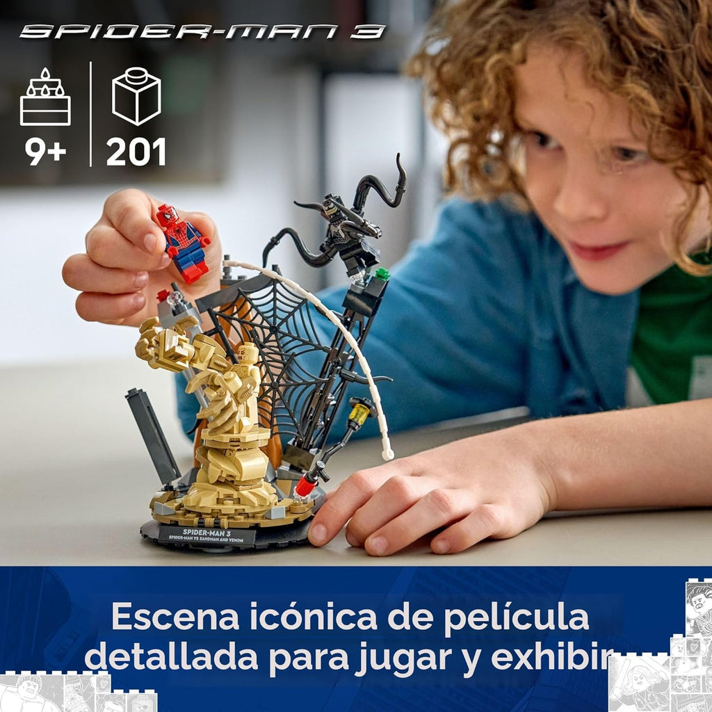 LEGO Marvel Epic Battle: Spider-Man vs. Sandman - Juguete de constr...