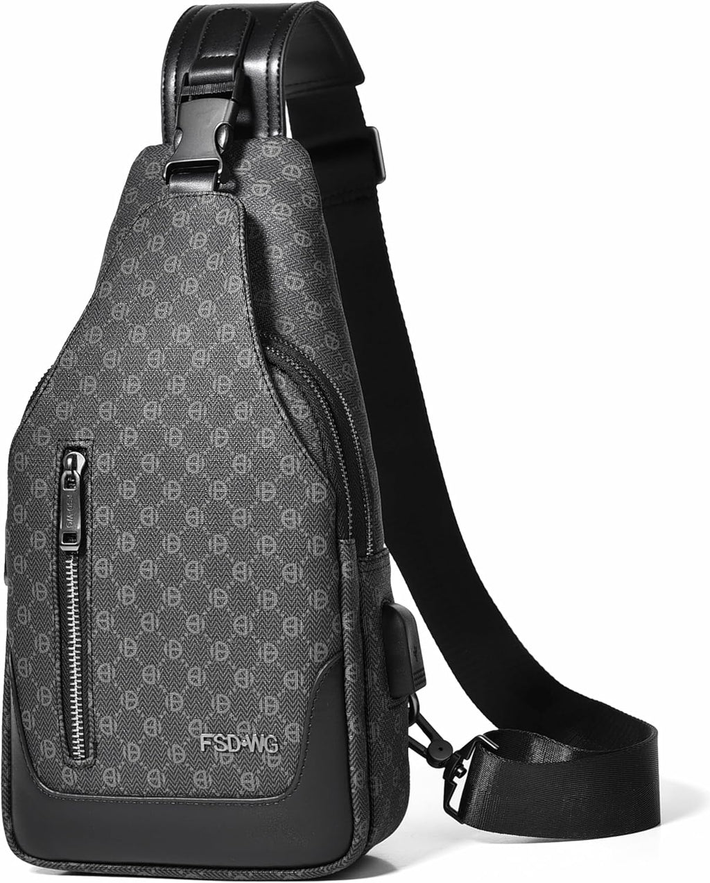 FSD WG - Mochila de hombro para hombres, bolsa de pecho, bandolera,...