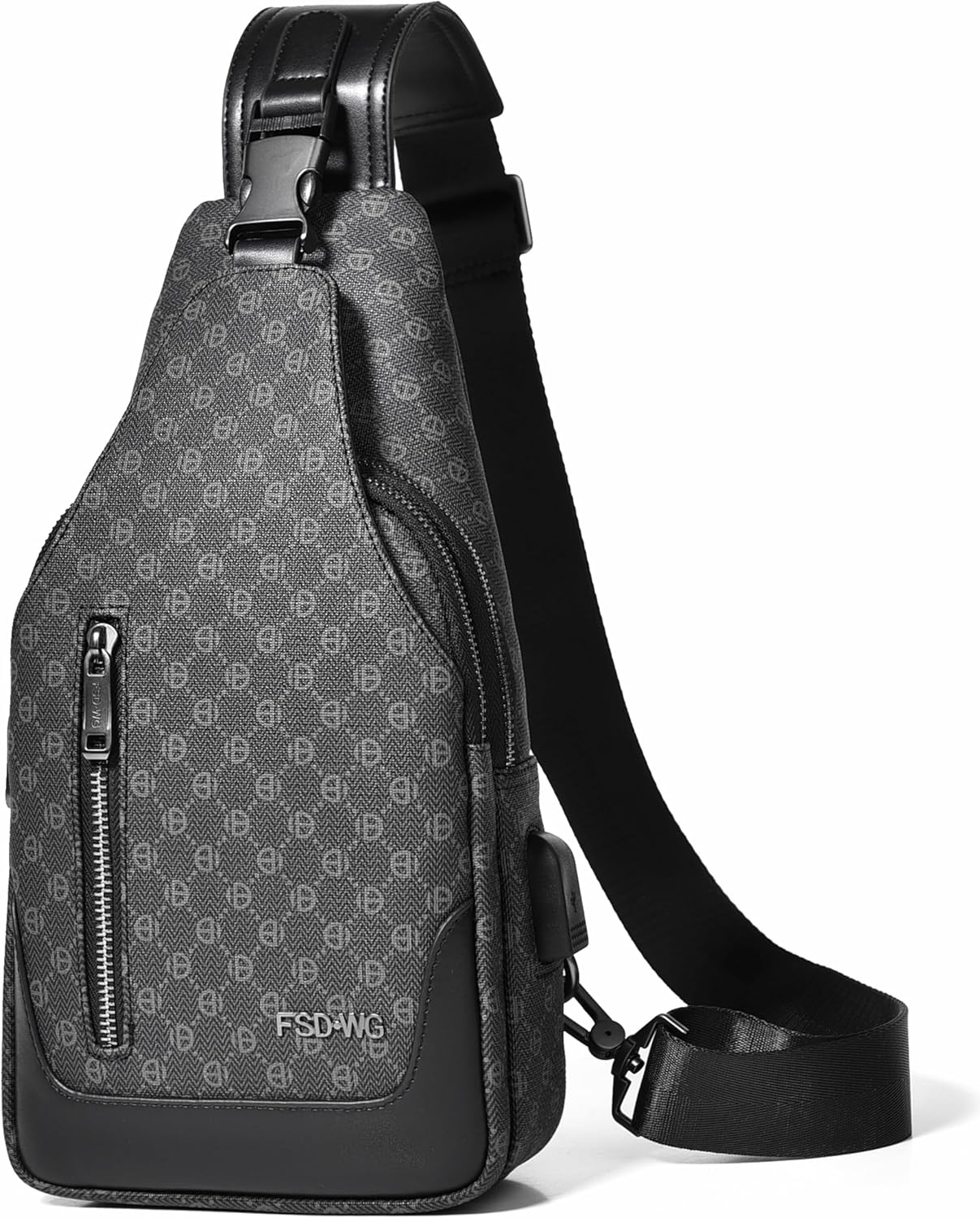 FSD WG - Mochila de hombro para hombres, bolsa de pecho, bandolera,...