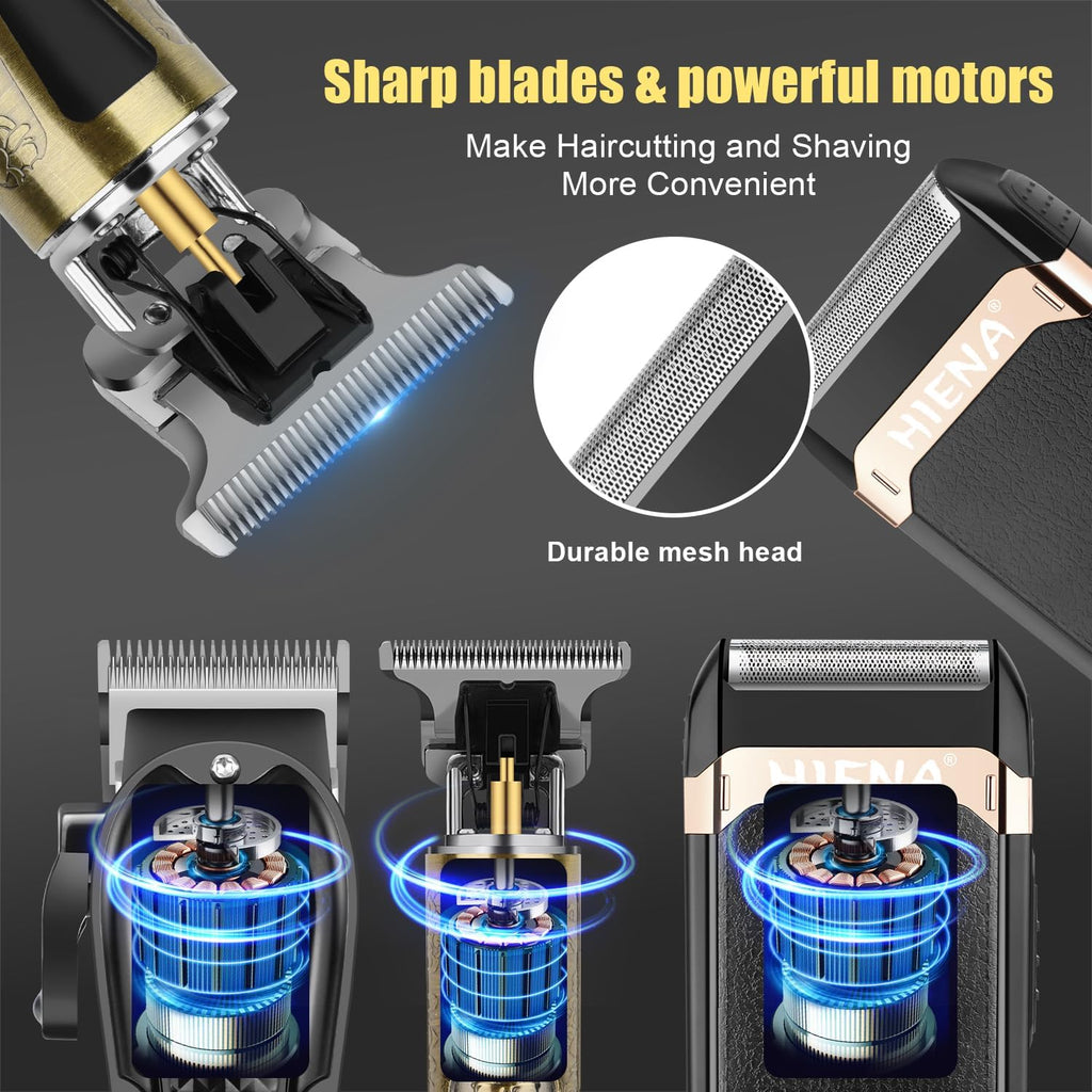 HIENA PRO Cortadora de pelo profesional para hombres, cortadora de...
