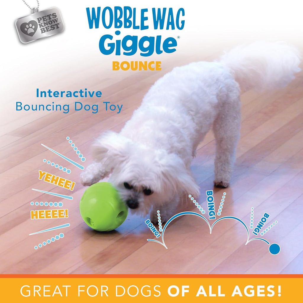Wobble Wag Giggle Juego interactivo de rebote para perros - Bola qu...