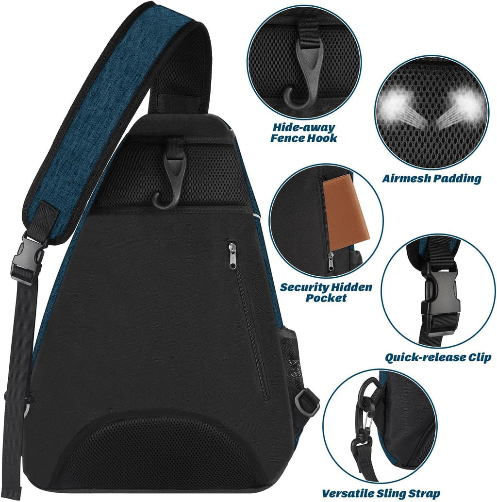 Ytonet - Bolsa de tenis, mochila de tenis para colgarse, bandolera...