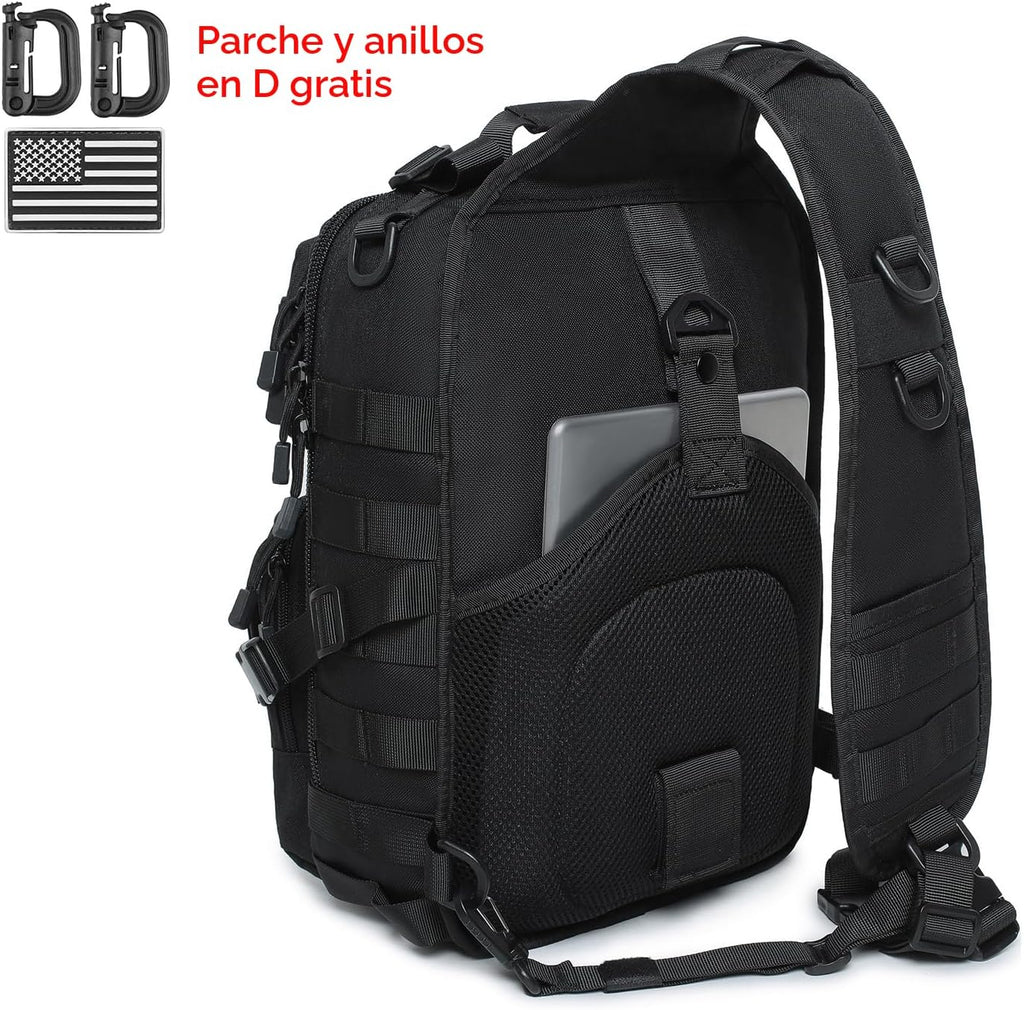 Lemubeane Mochila Táctica con Bandolera Militar Mochila al Hombro M...