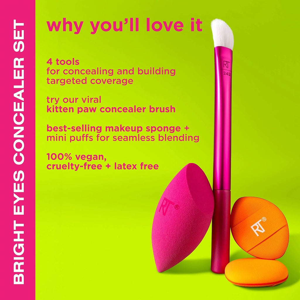 Real Techniques Set de Corrector Vivid Escape para Ojos Brillantes...
