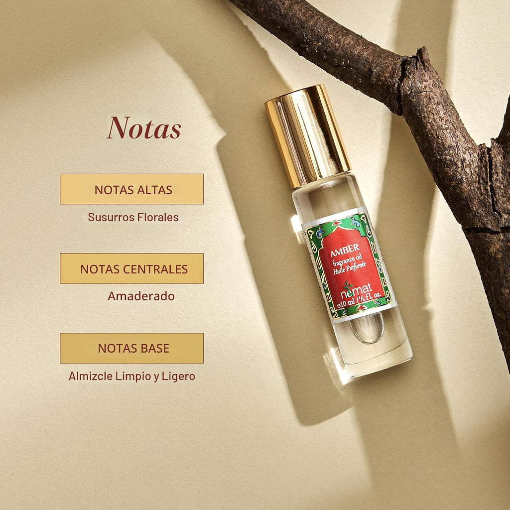Nemat International Aceite de perfume ámbar Roll-On \u2013 Perfume...