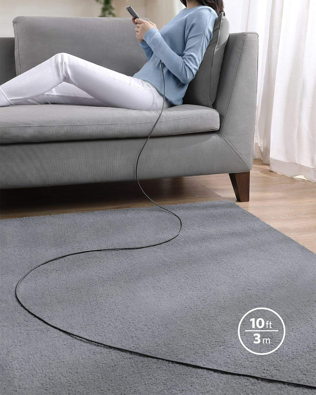 Anker Cable USB C a USB C (10 pies, 2 unidades), cable de carga tip...