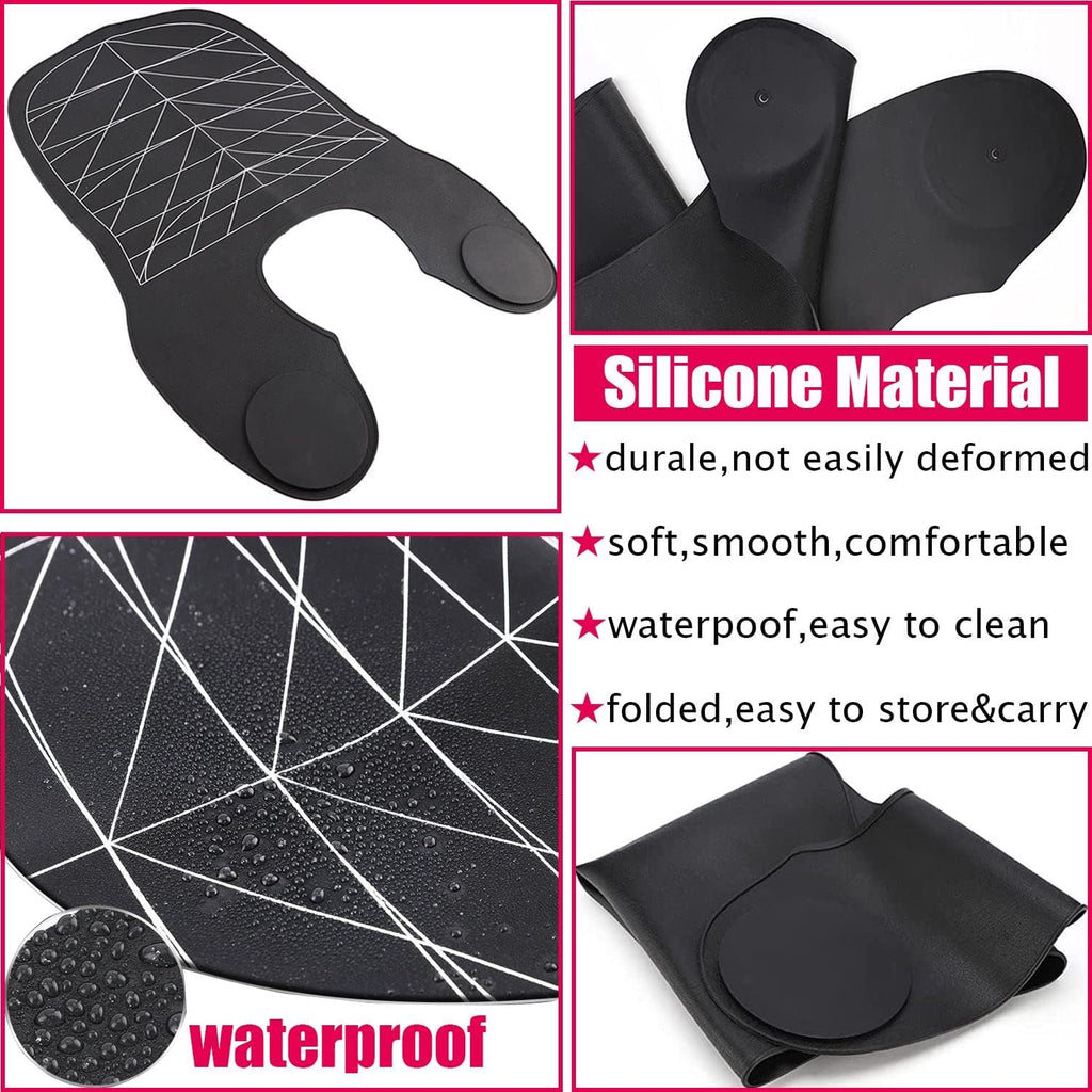 XDONEF Collar guía de corte de cabello, capa de corte impermeable d...