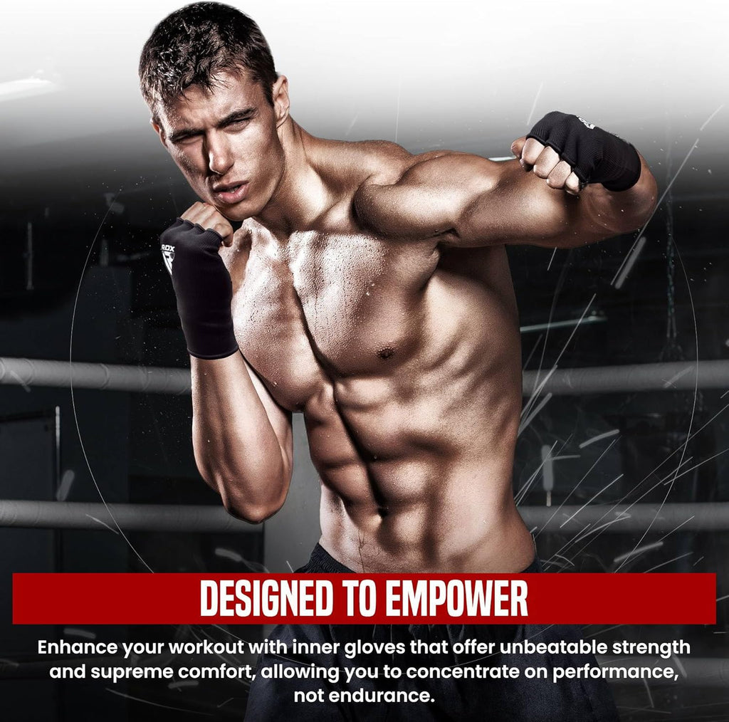 RDX Guantes de mano para boxeo, guantes internos para hombres y muj...
