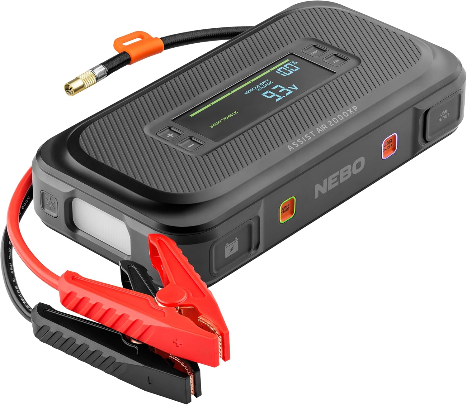 NEBO Assist Air 2000XP Arrancador y Compresor de Aire | Caja de Sum...
