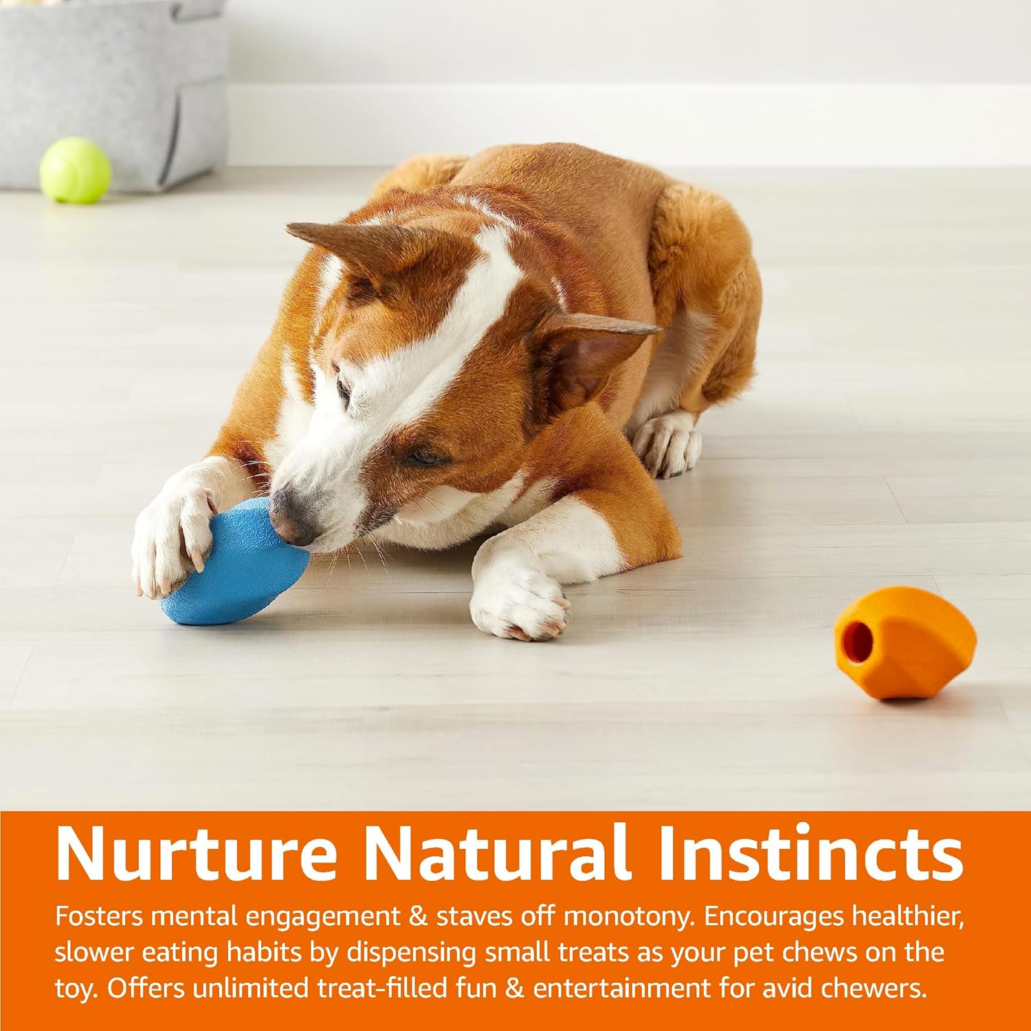 Amazon Basics Juguete Interactivo para Perros Dispensador de Golosi...