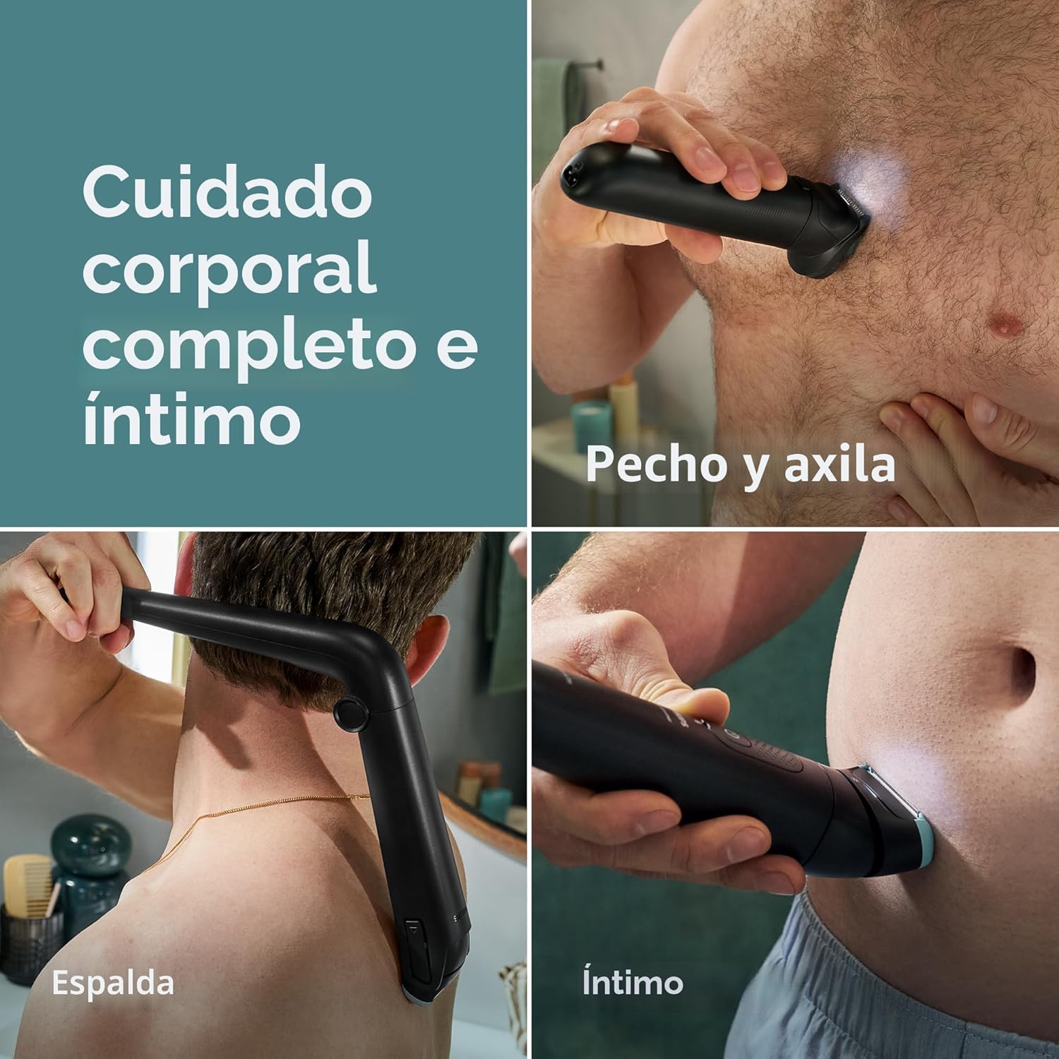 Philips Norelco recortadora corporal serie 7000, recortadora corpor...