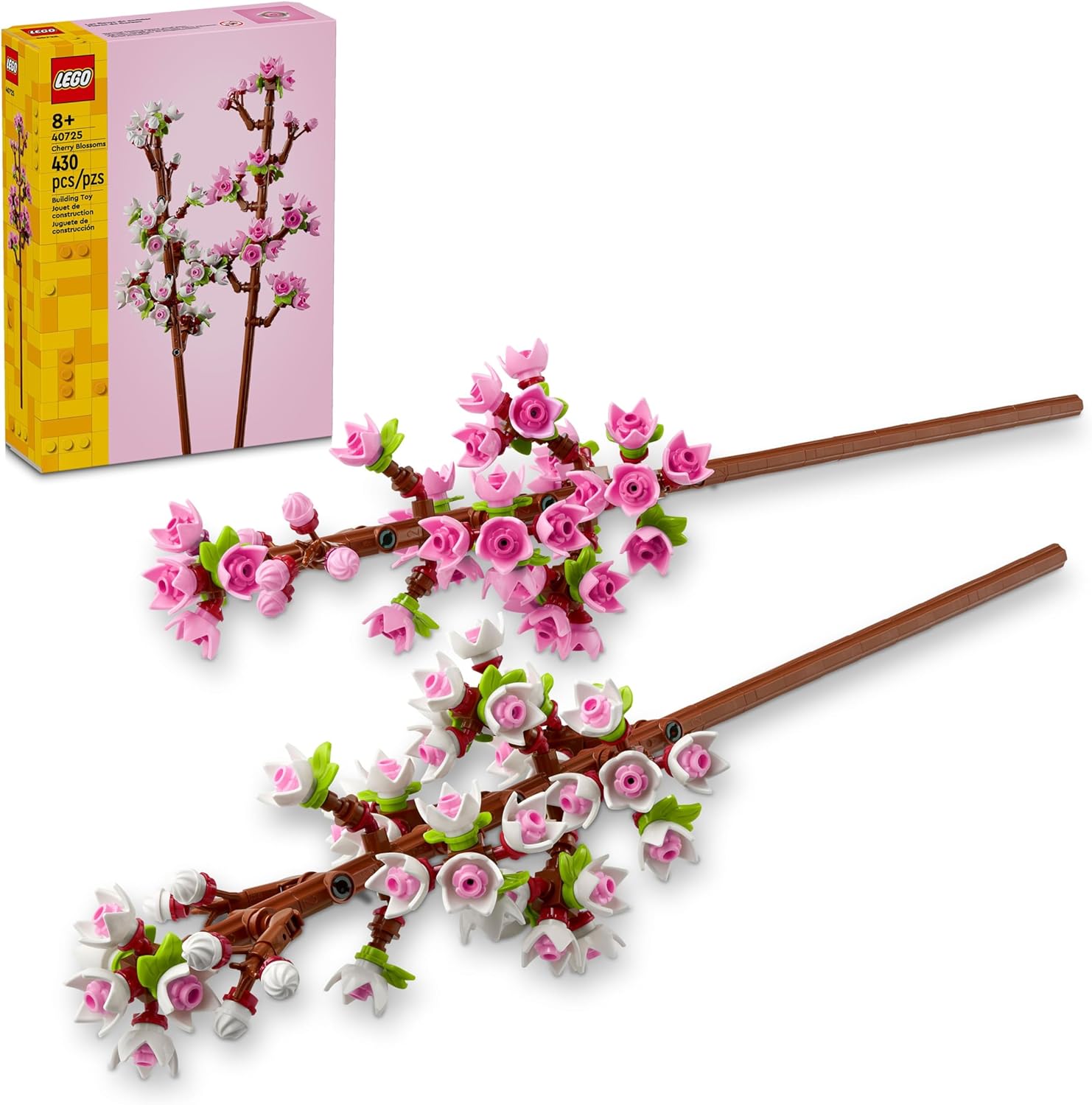 LEGO Juego de Construcción de Flores de Cerezo para Niños, Niñas y...