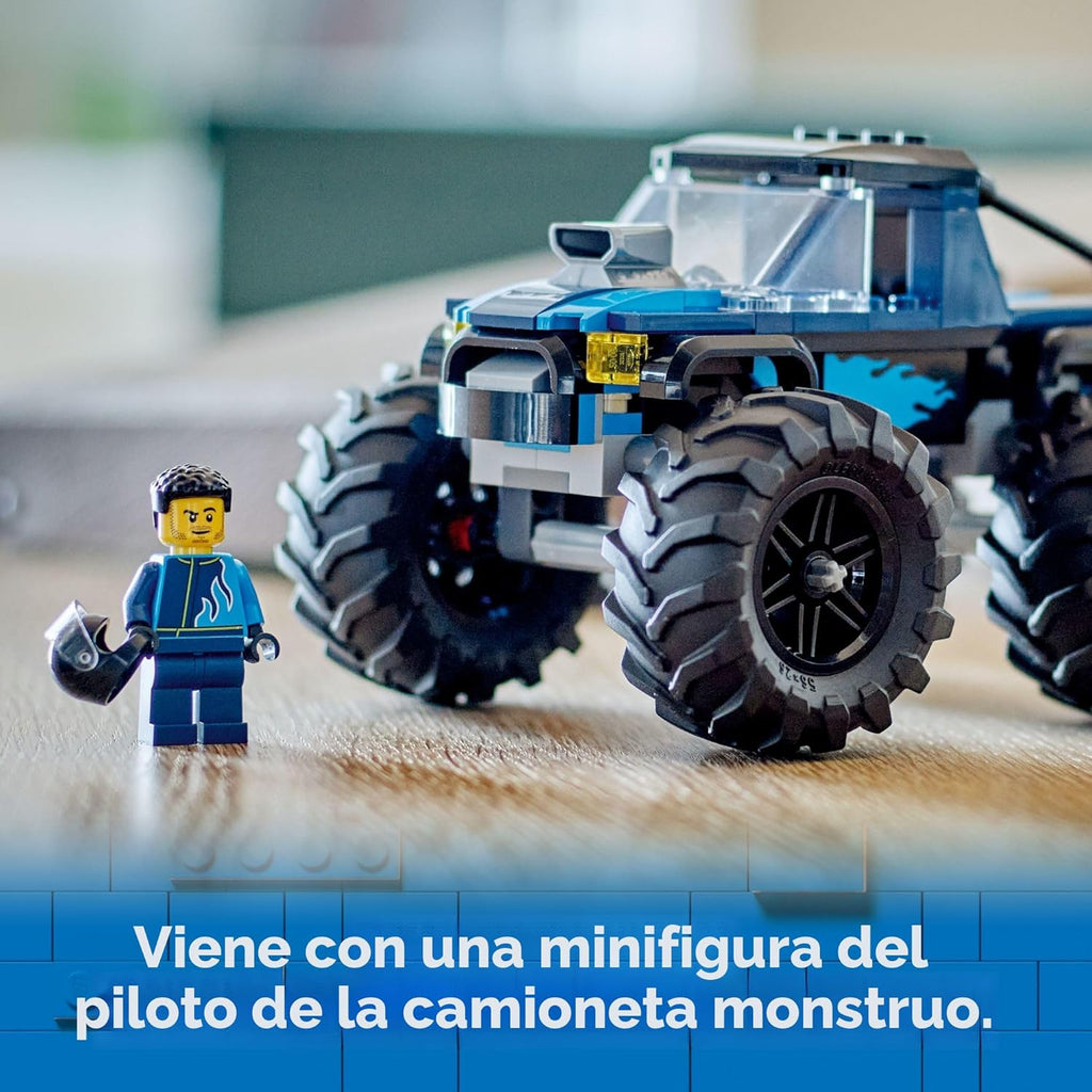 LEGO City Camión Monstruo Azul Fuera de Carretera Juego de Construc...
