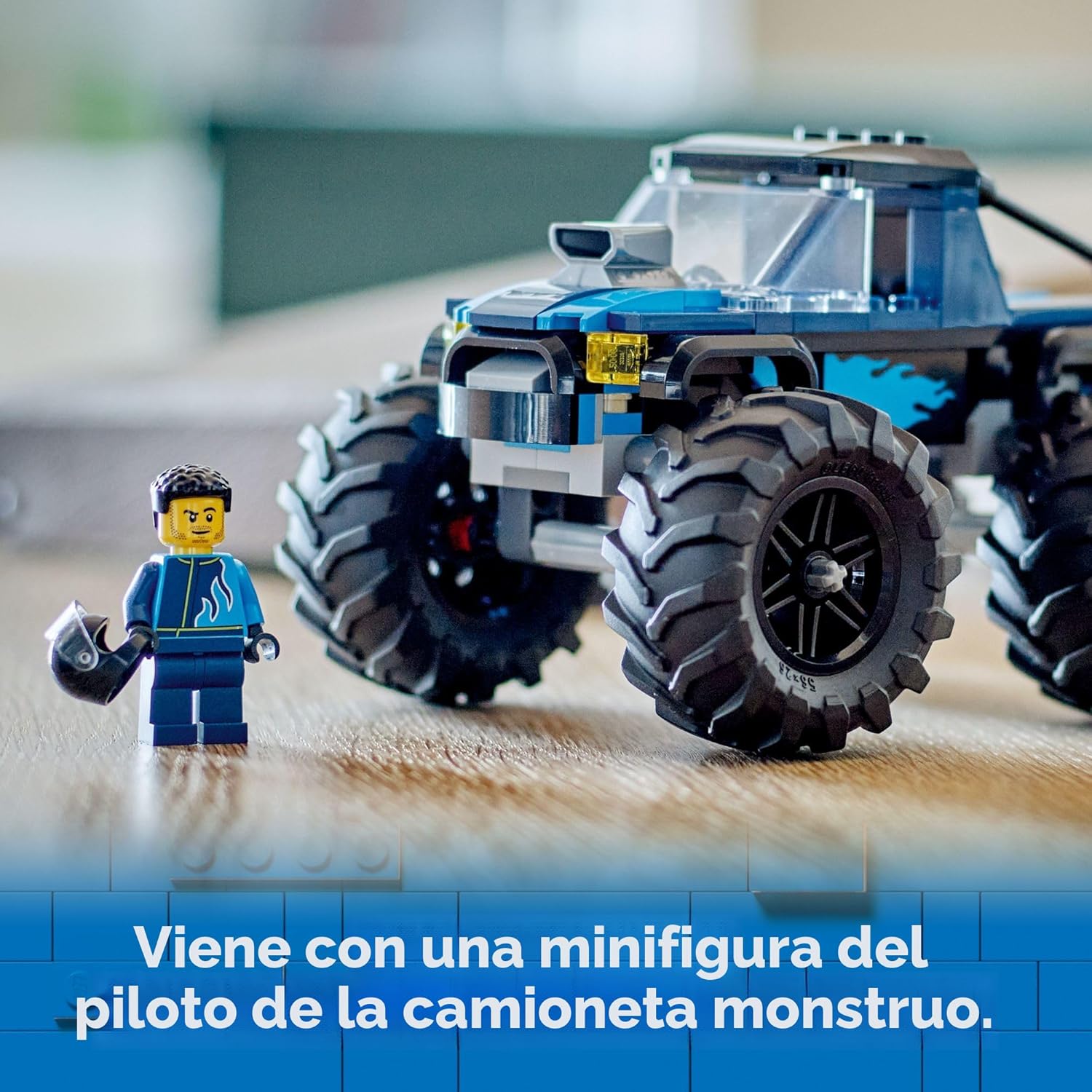 LEGO City Camión Monstruo Azul Fuera de Carretera Juego de Construc...
