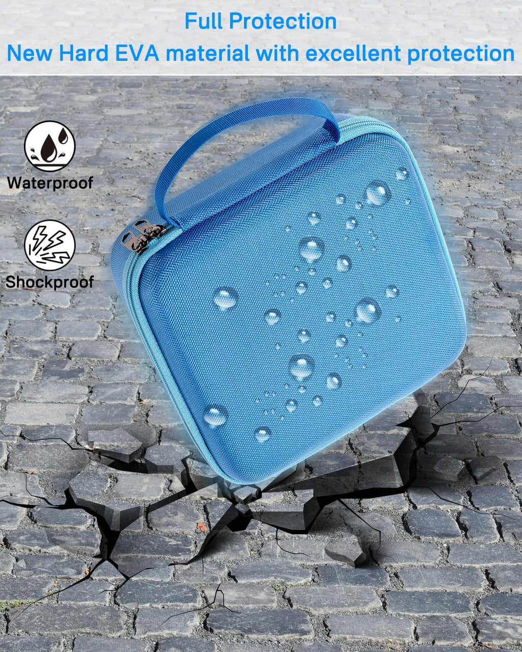 RAIACE Funda para pistola de masaje, funda rígida de almacenamiento...