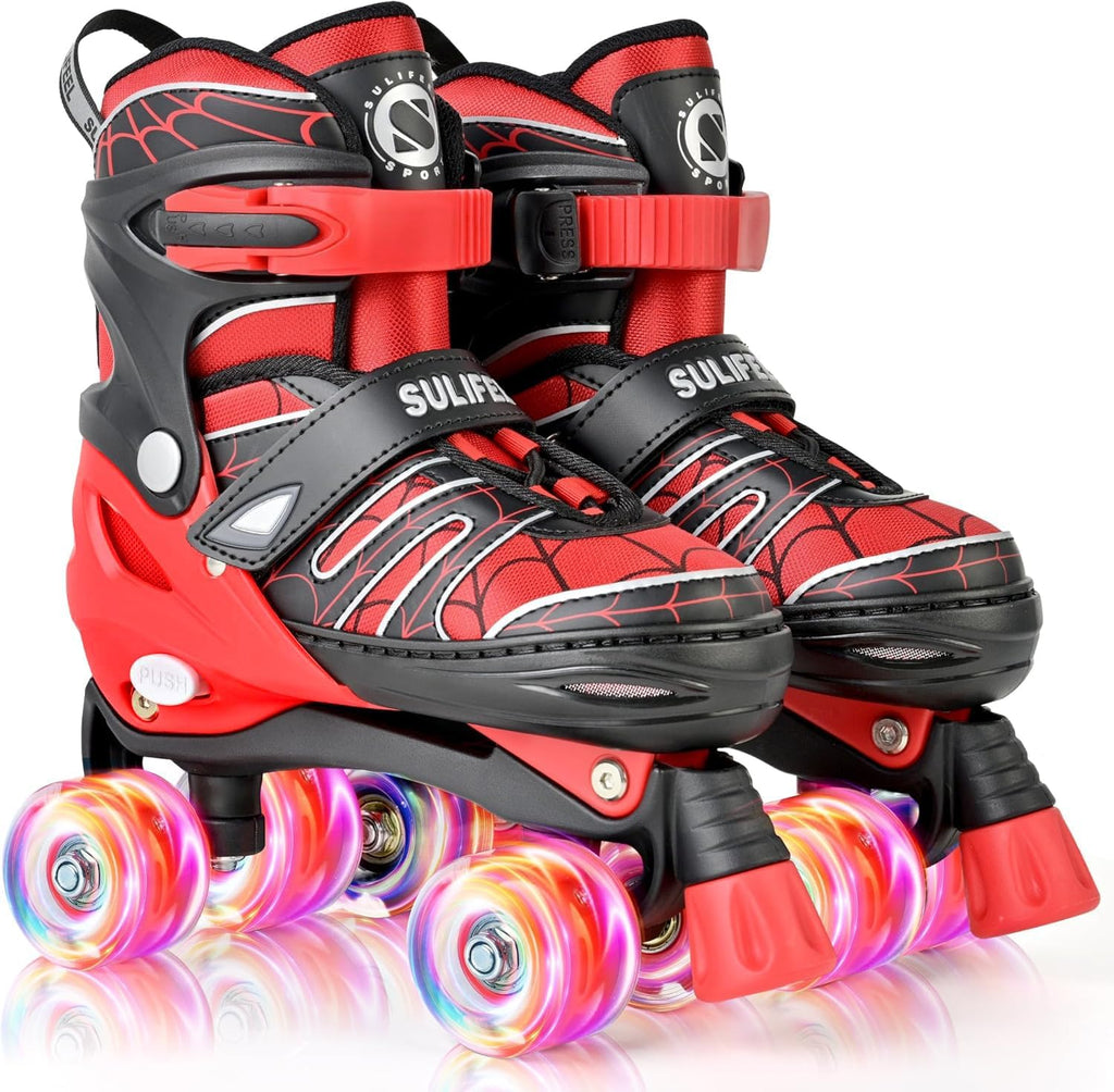 SULIFEEL - Patines ajustables para niños para niños de 3-5, 5-8, 6-...