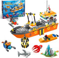 AKWME City Ocean Explorer - Juego de construcción de barcos explora...