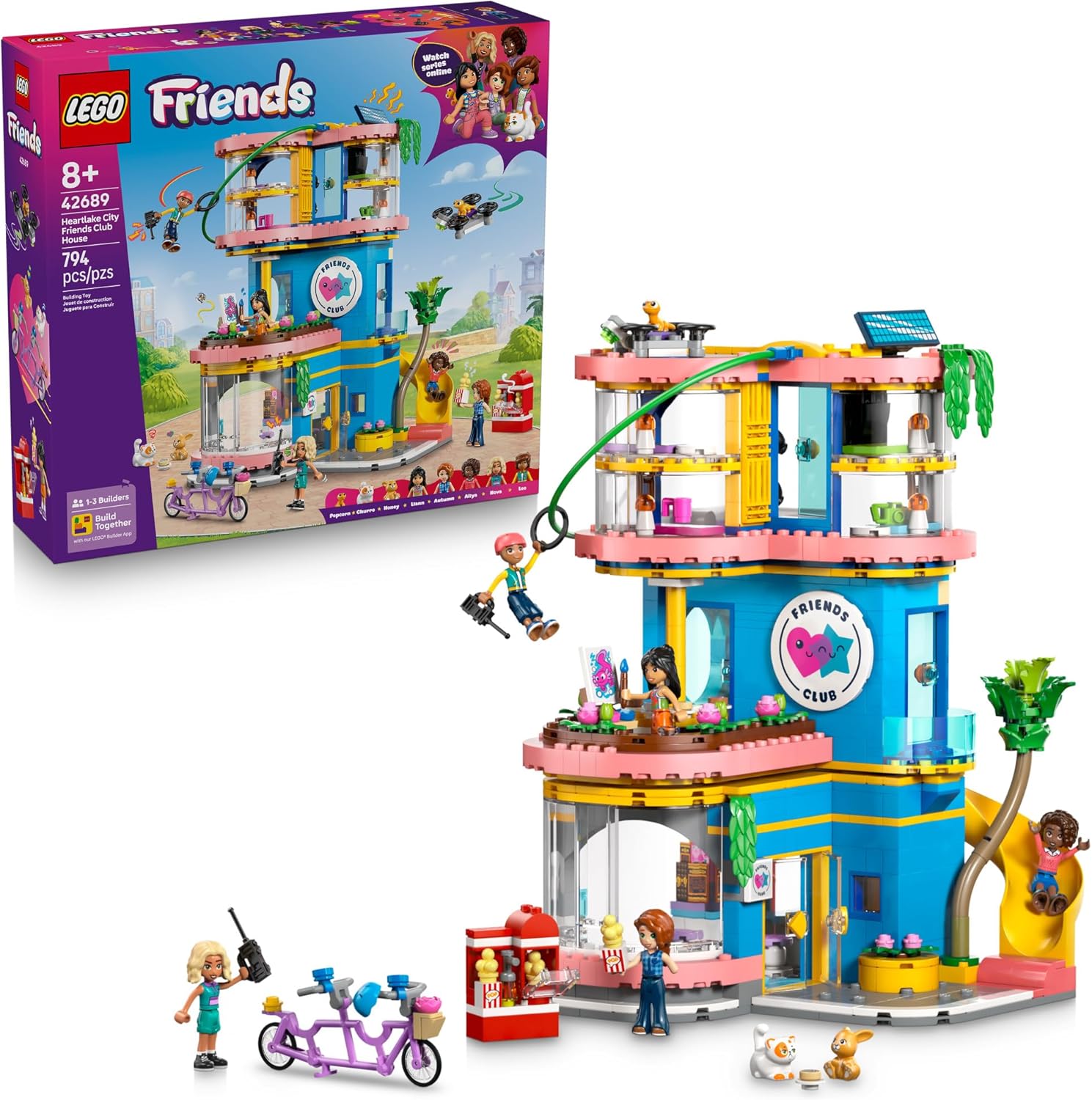 LEGO Friends Heartlake City Friends Club House - Juguete de constru...