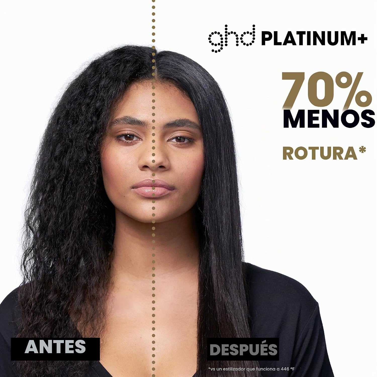 Plancha de pelo ghd Platinum+ Styler \u2015 de 1", herramienta prof...