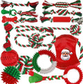 Mnubsrva Juego de Juguetes Navideños para Perros, Paquete de 15 par...