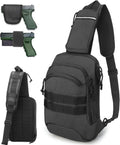 LarKoo Mochila táctica para el pecho de la honda EDC Mochila univer...
