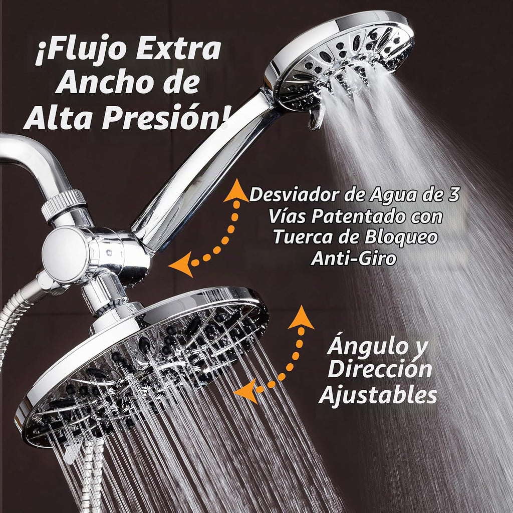 AquaDance Regadera de presión alta de 7 pulgadas de primera calidad...