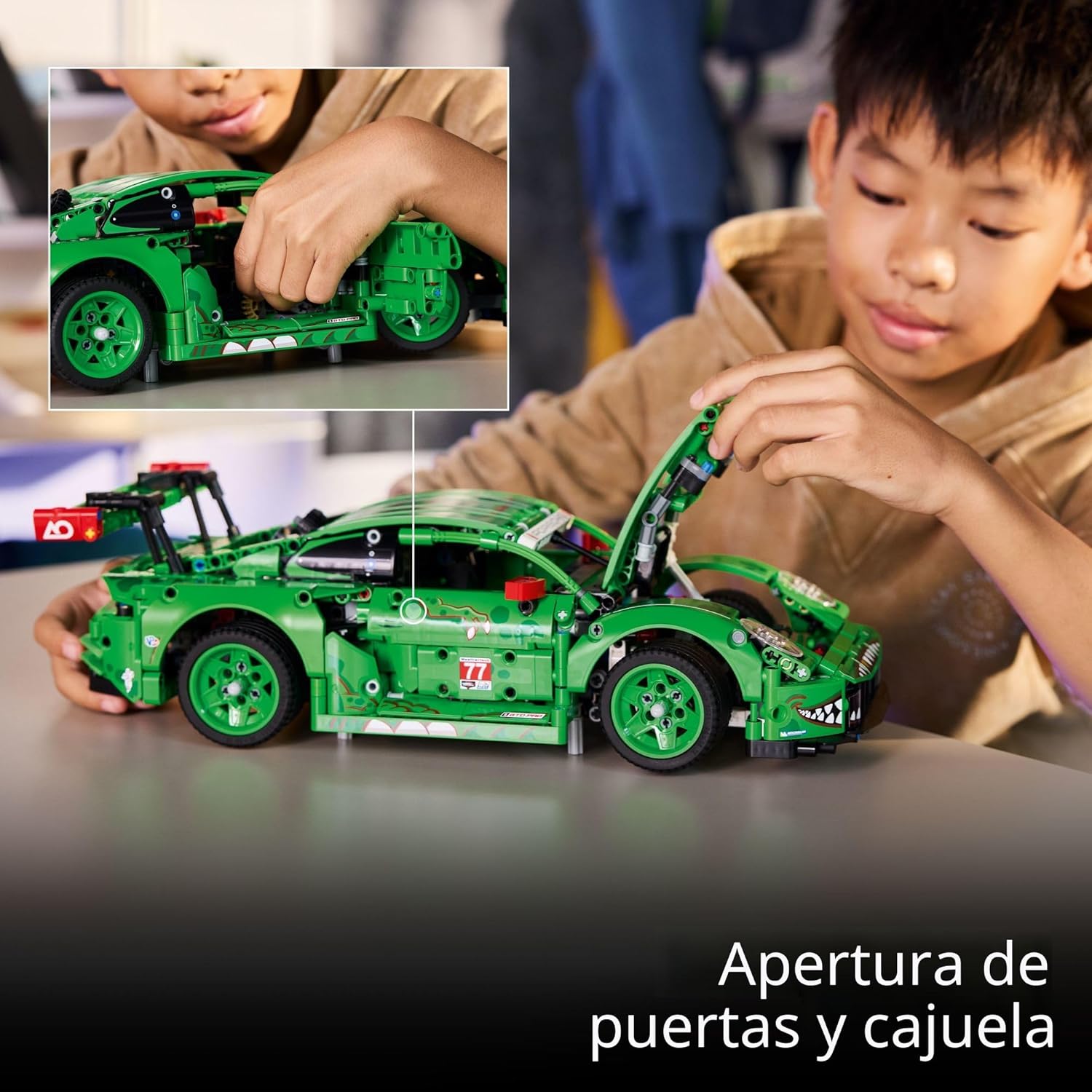 LEGO Technic Porsche 911 GT3 R Rexy AO - Juguete de construcción de...