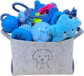MRSOHRET 21 Piezas Juguetes Masticables para Cachorros - Serie Azul...
