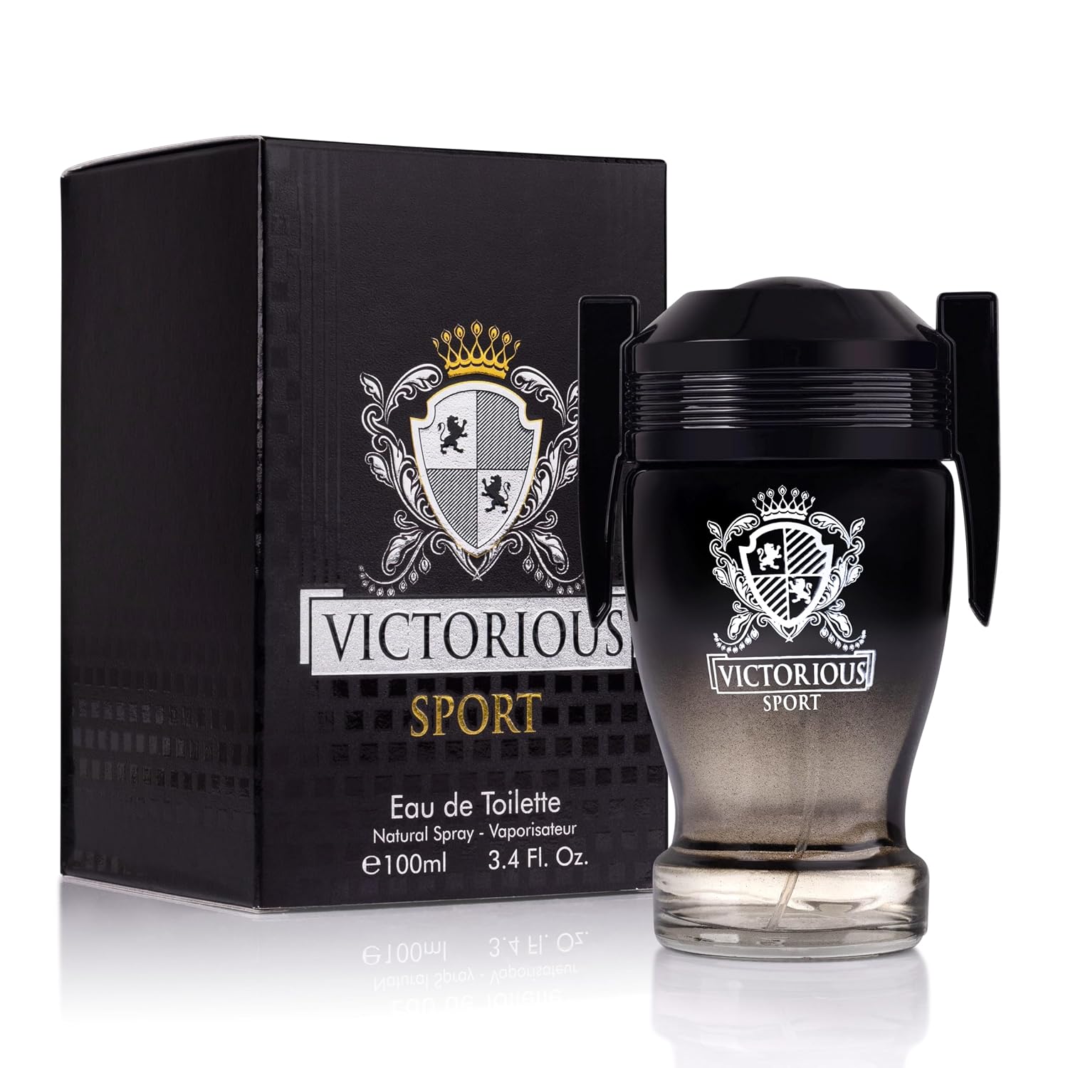 Victorious Sport Eau De Toilette para hombre, 3.4 onzas líquidas, u...
