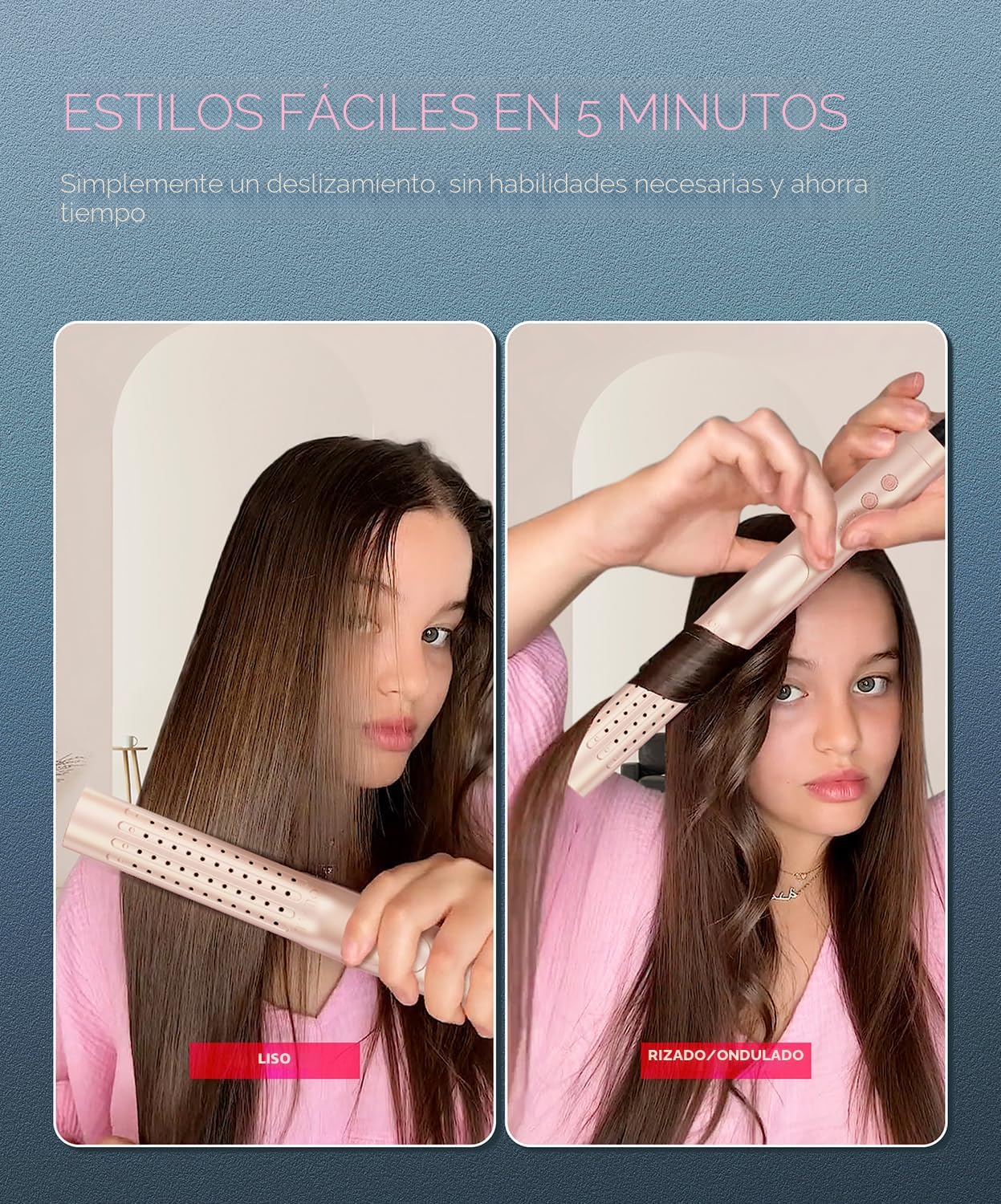 TYMO Airflow 2.0 Plancha Rizadora Alisadora de Cabello - Alisadora...