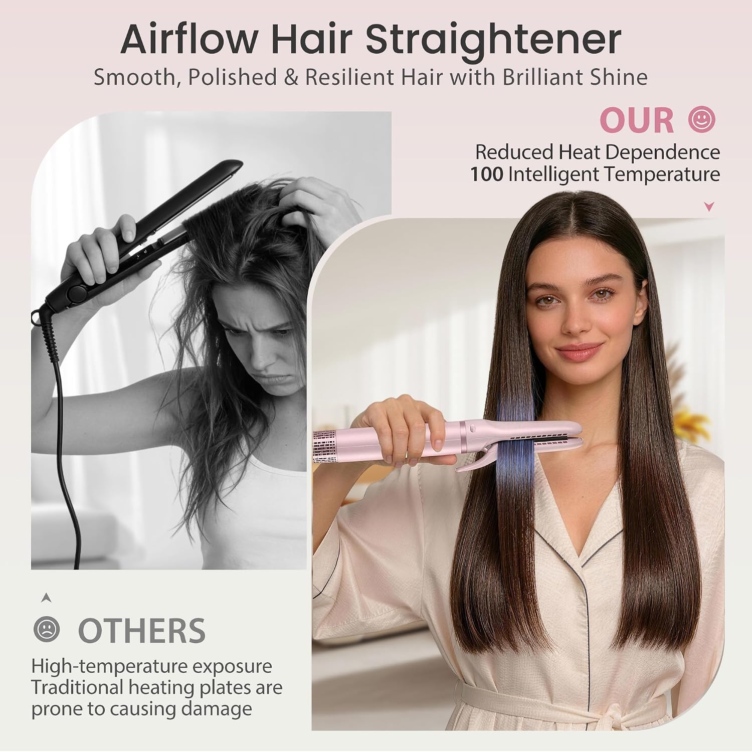 Juego de cepillo 8 en 1 para peinar el cabello y secador de pelo, s...