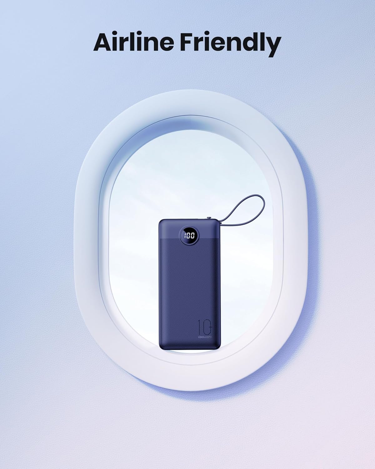Coowisty Banco de energía portátil, cargador portátil compacto de 1...
