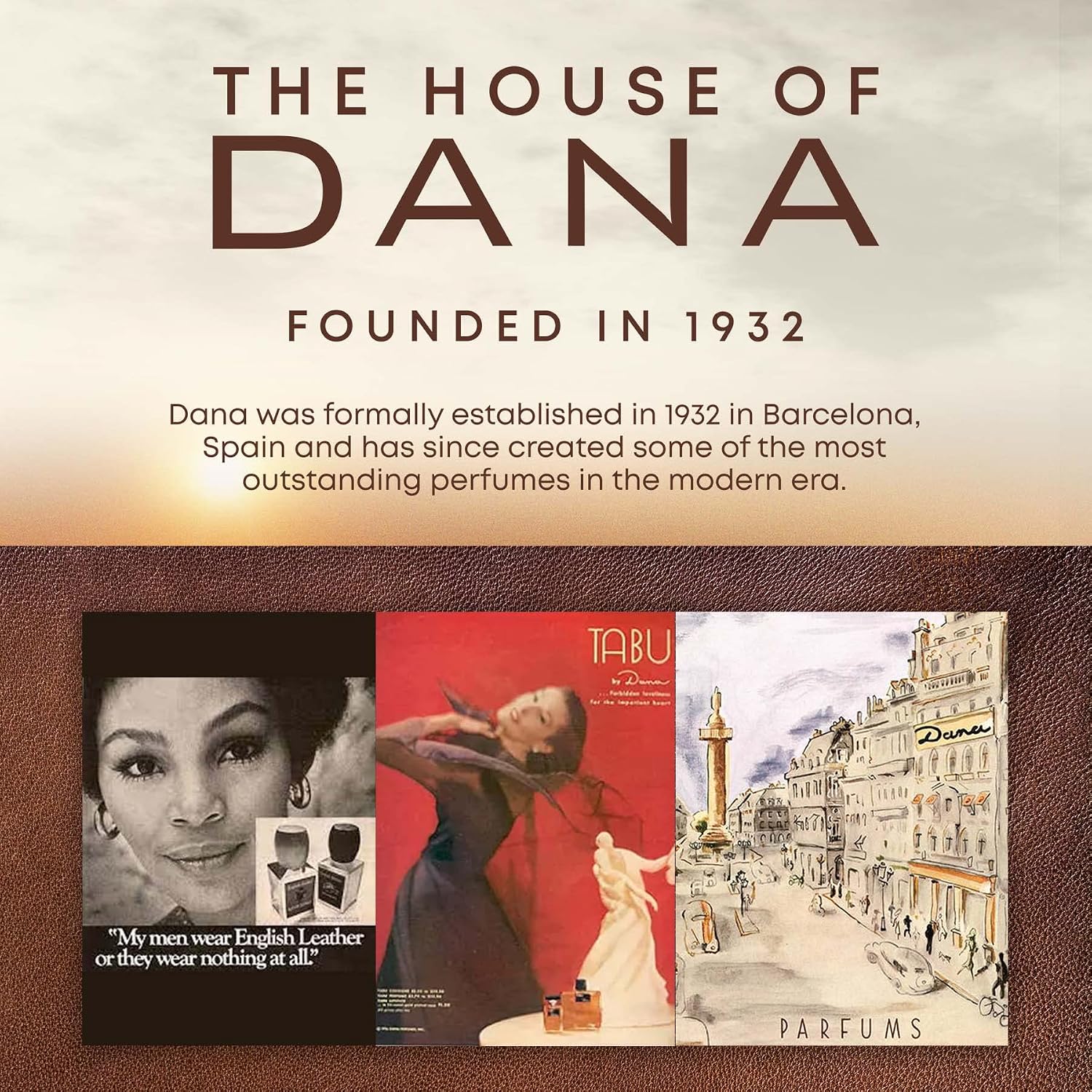 Dana Colonia de Cuero Inglés para Hombres 8 Oz