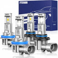 FTEVAR Combo de bombillas LED 9005\/HB3 y H11\/H8\/H9, sin ventilad...