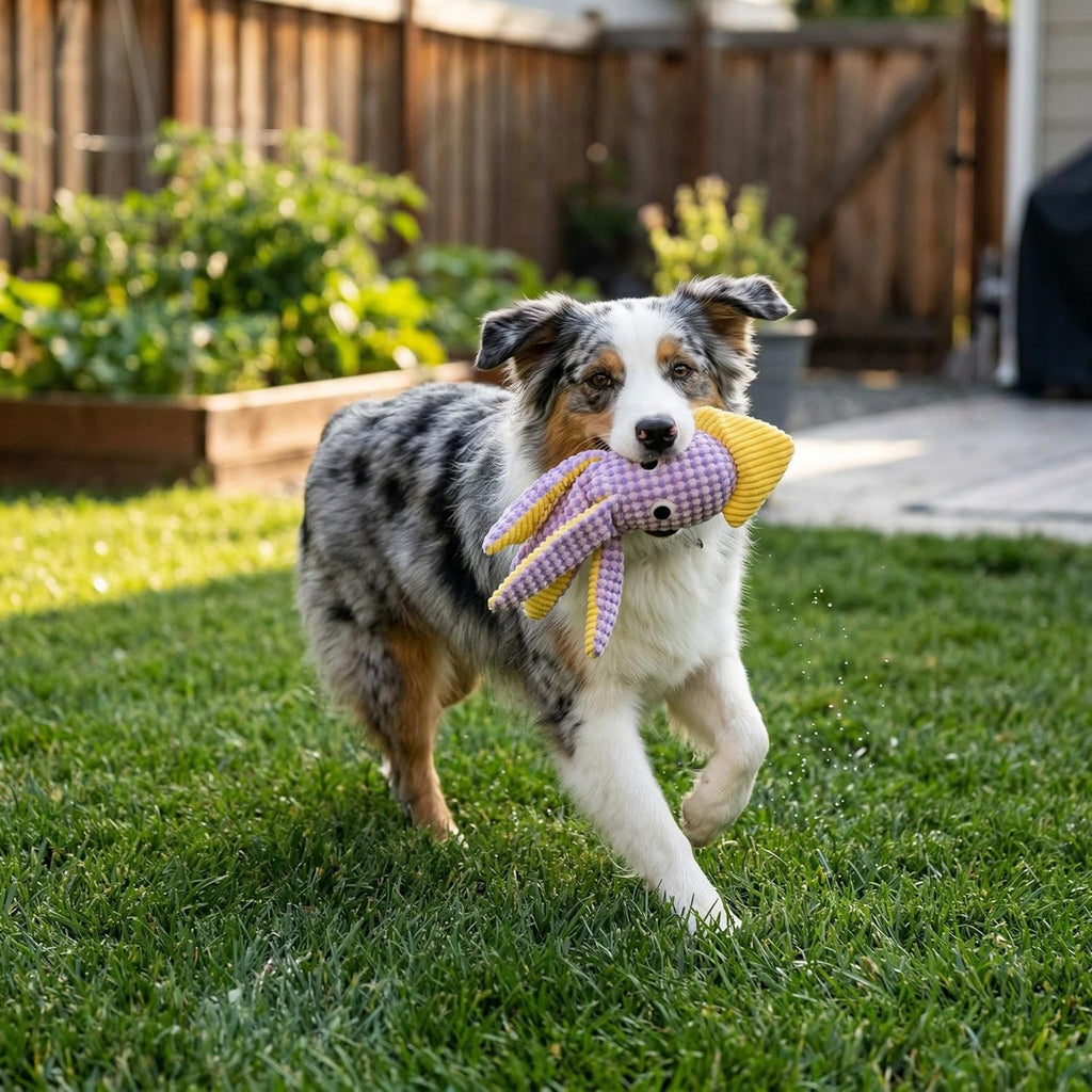 Paw-FECT - Juguete de peluche suave para perro, con chirriador inte...
