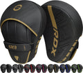 RDX Almohadillas de boxeo Curvadas Focus Mits, Maya Hide Leather Ka...