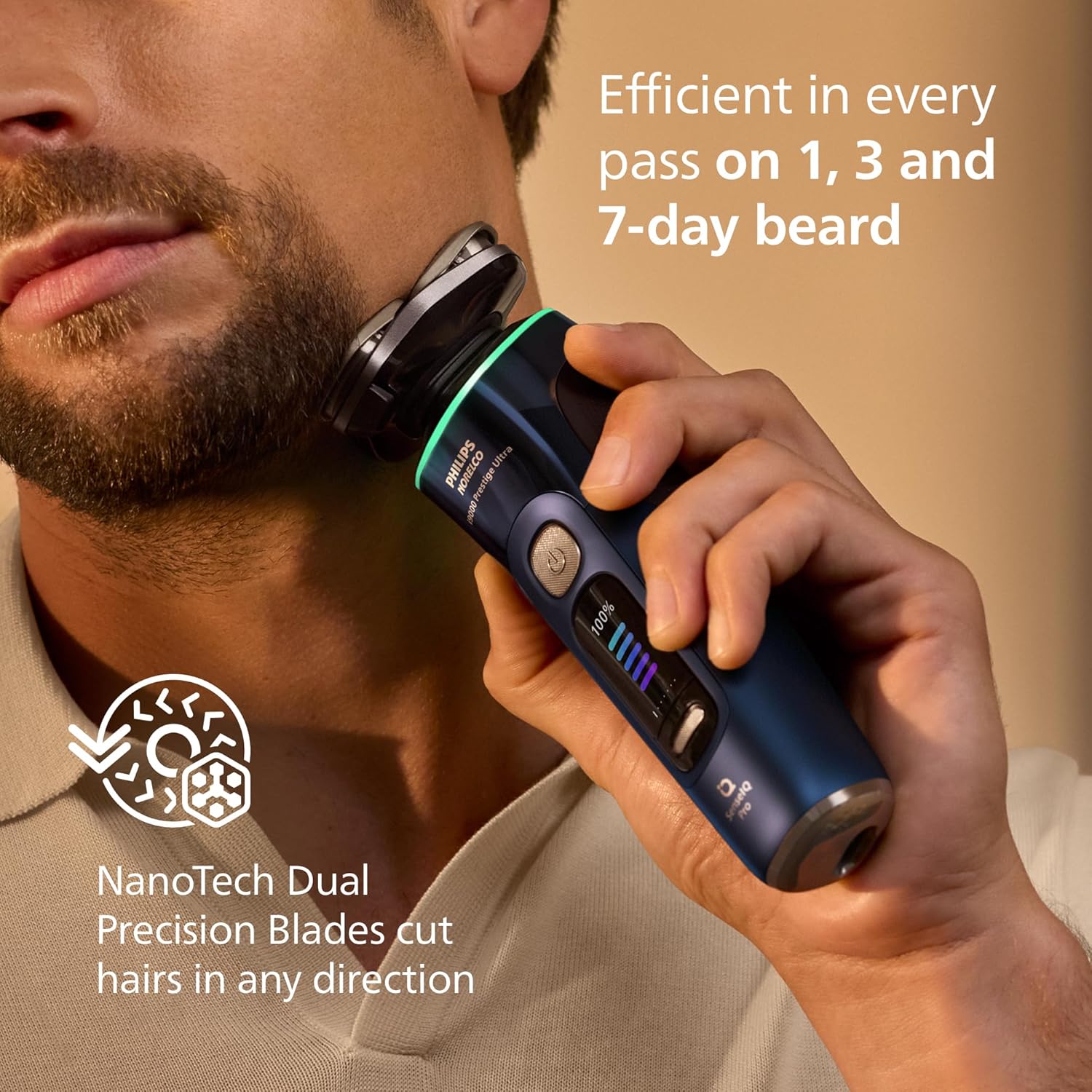 Philips Norelco Shaver i9000 Prestige Ultra, afeitadora eléctrica h...