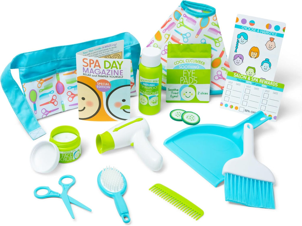 Melissa &amp; Doug Love Your Look - Set de juego de salón y spa