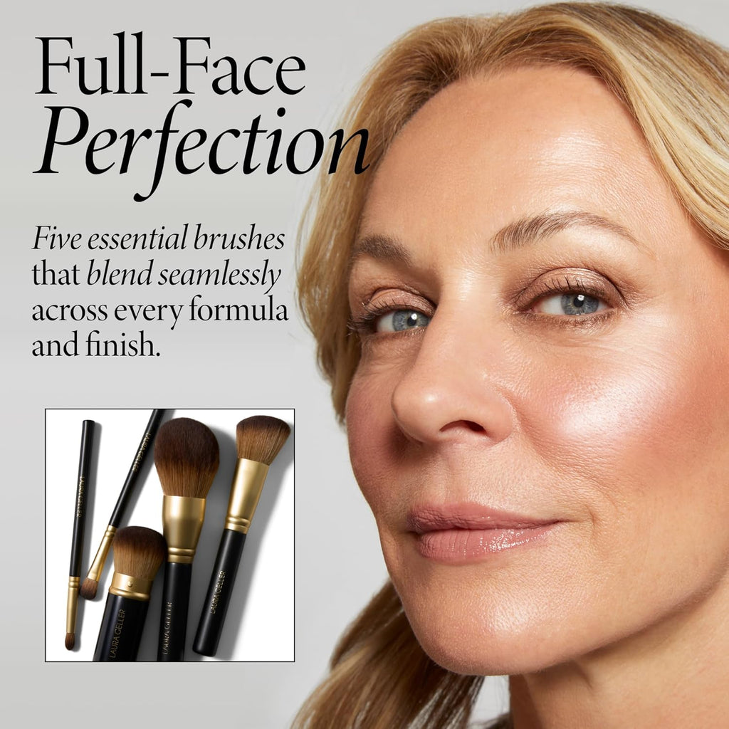 LAURA GELLER NEW YORK Pinceles de maquillaje profesional cosmético...