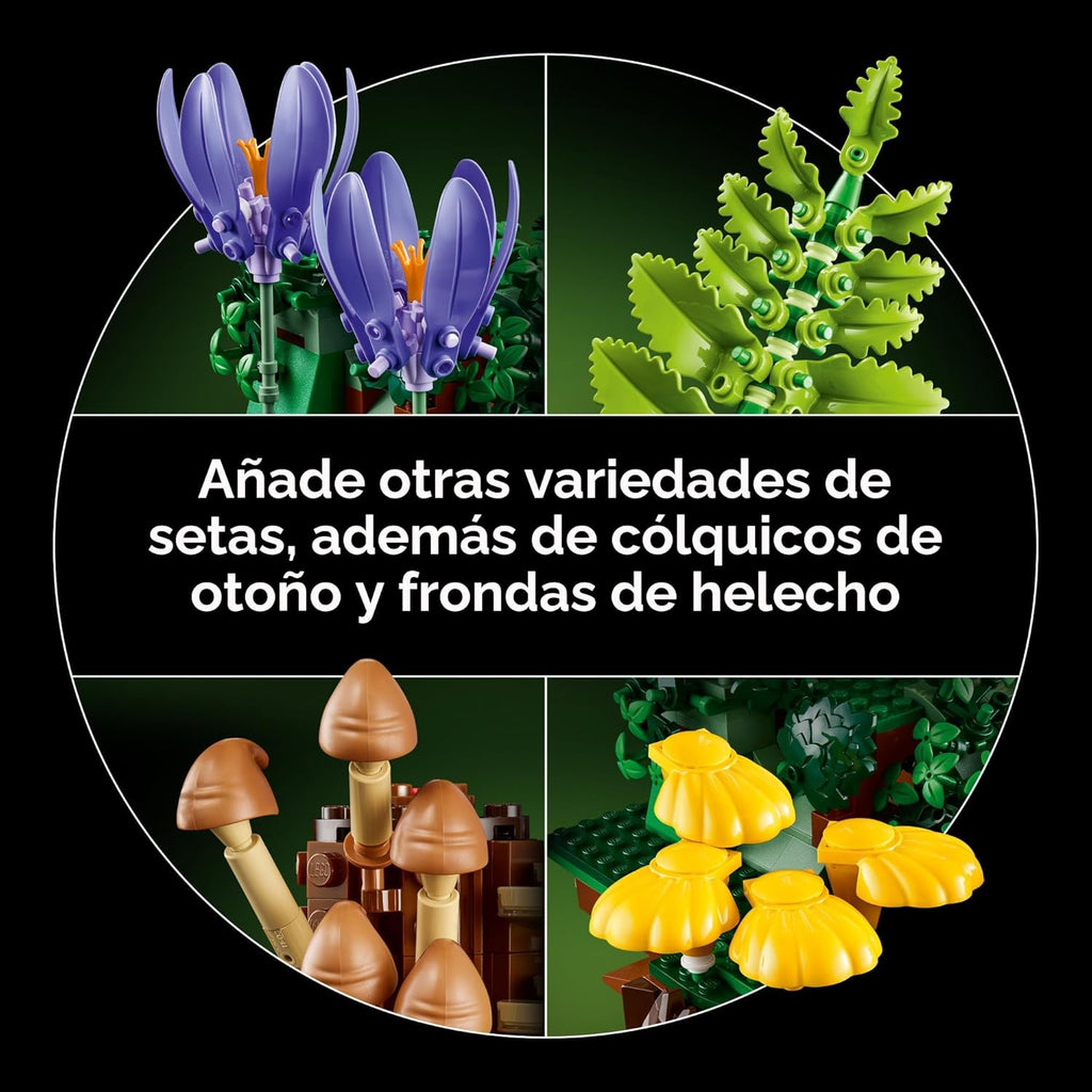 LEGO Botanicals Woodland Mushrooms - Building Set for Adults, Ages...