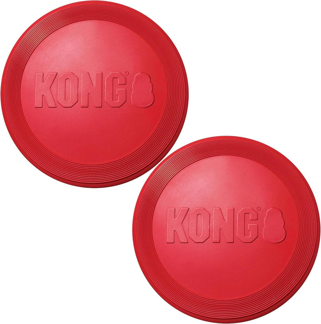 KONG Flyer - Juguete duradero para perros para jugar al aire libre,...