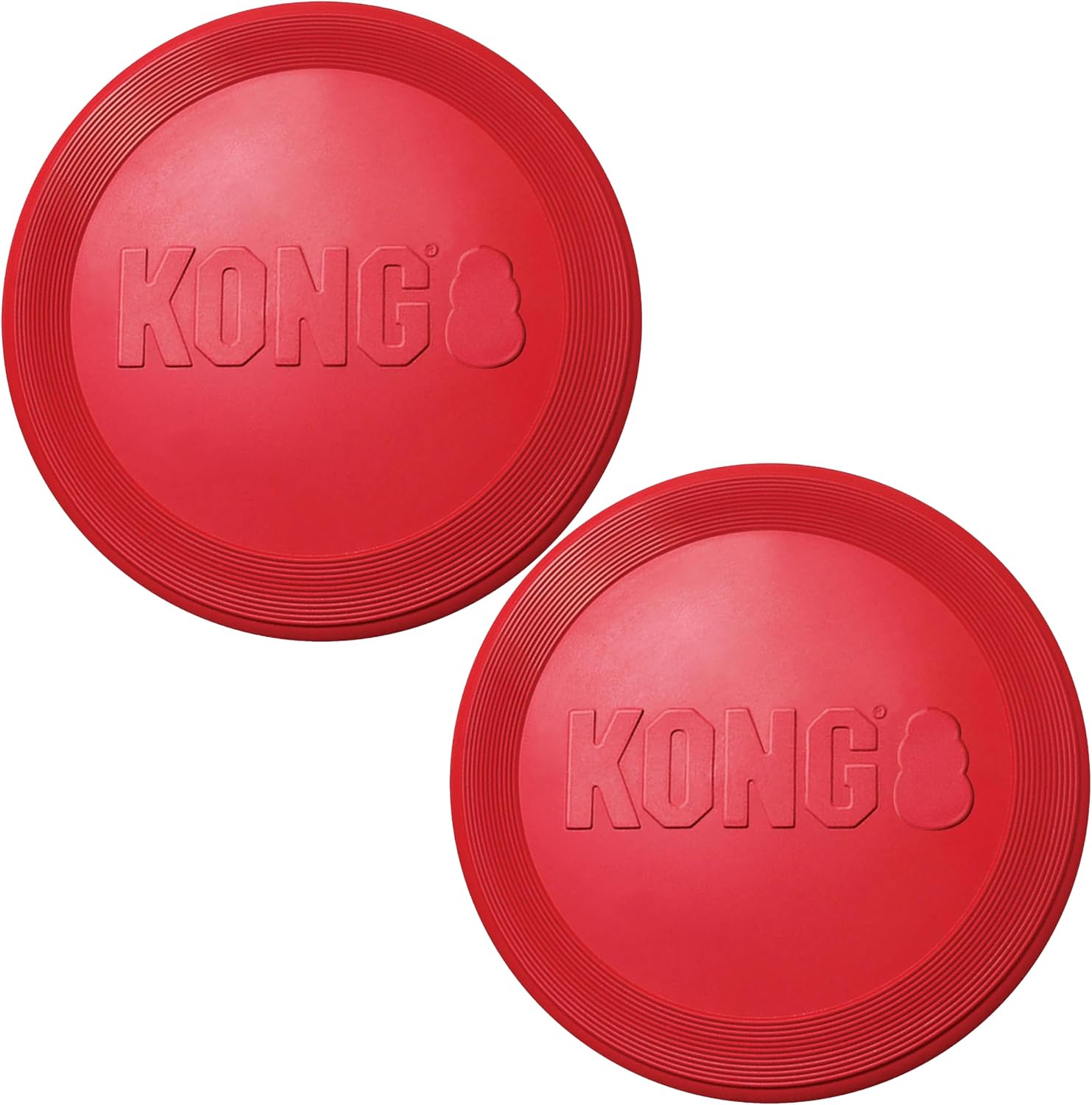 KONG Flyer - Juguete duradero para perros para jugar al aire libre,...