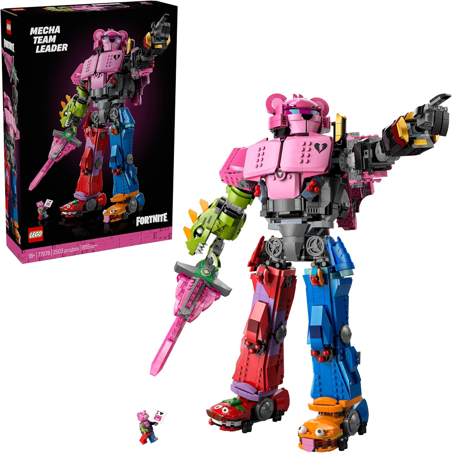 LEGO Fortnite Mecha Team Leader - Juego de construcción coleccionab...
