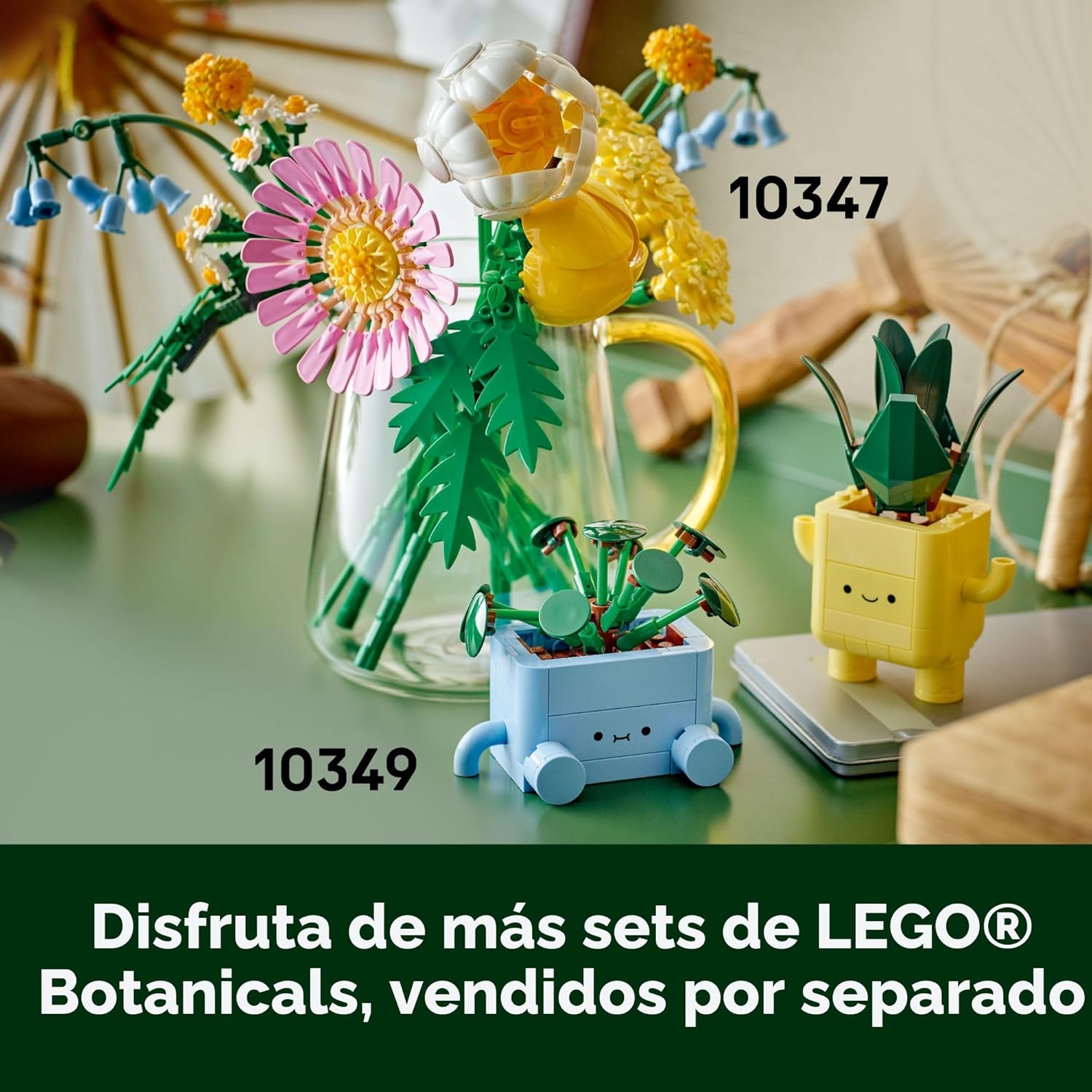 LEGO Botanicals Happy Plants - Juguete de construcción para niños,...