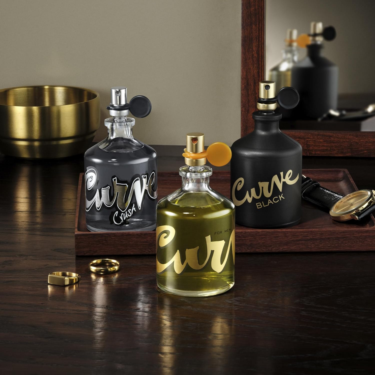 Curve - Perfume en aerosol para hombre, fragancia con aroma especia...