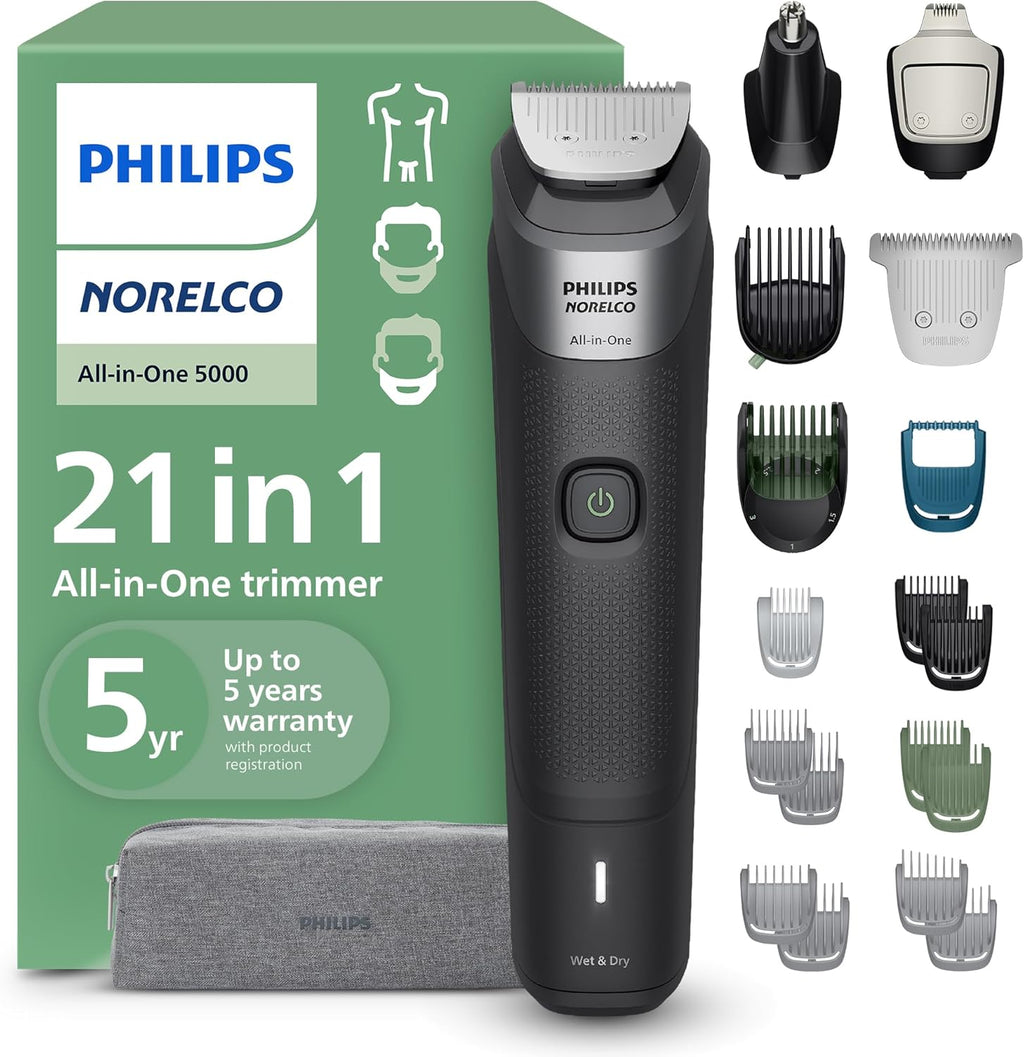 Norelco Philips MG5995\/40 - Cortadora eléctrica de 21 piezas serie...